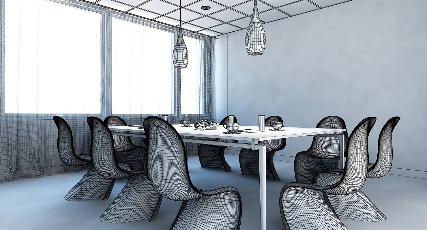 Modern Meeting Room Wirecase