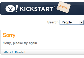 error page