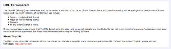 Tiny URL