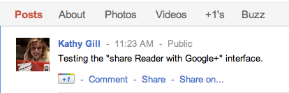 google reader share fail