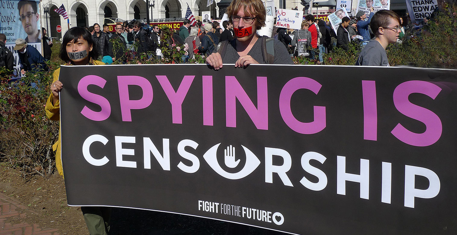 Spying is censorship, Flickr