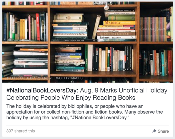 National Book Lovers Day