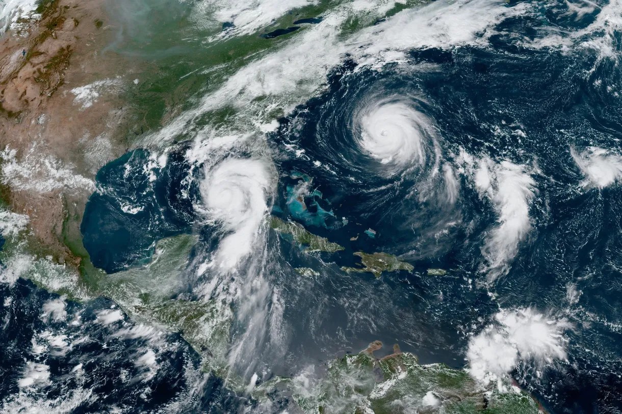 Hurricanes Franklin and Idalia.