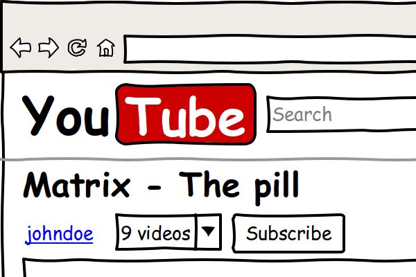 Wireframesketcher Tableaux Comparatifs Socialcompare - Creative Minimal Image - Desktop