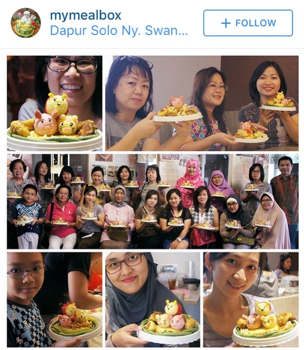 Workshop membuat mini tumpeng unik