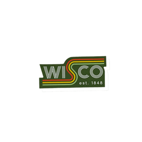 Retro Wisco Vinyl Sticker Wiscoboxes