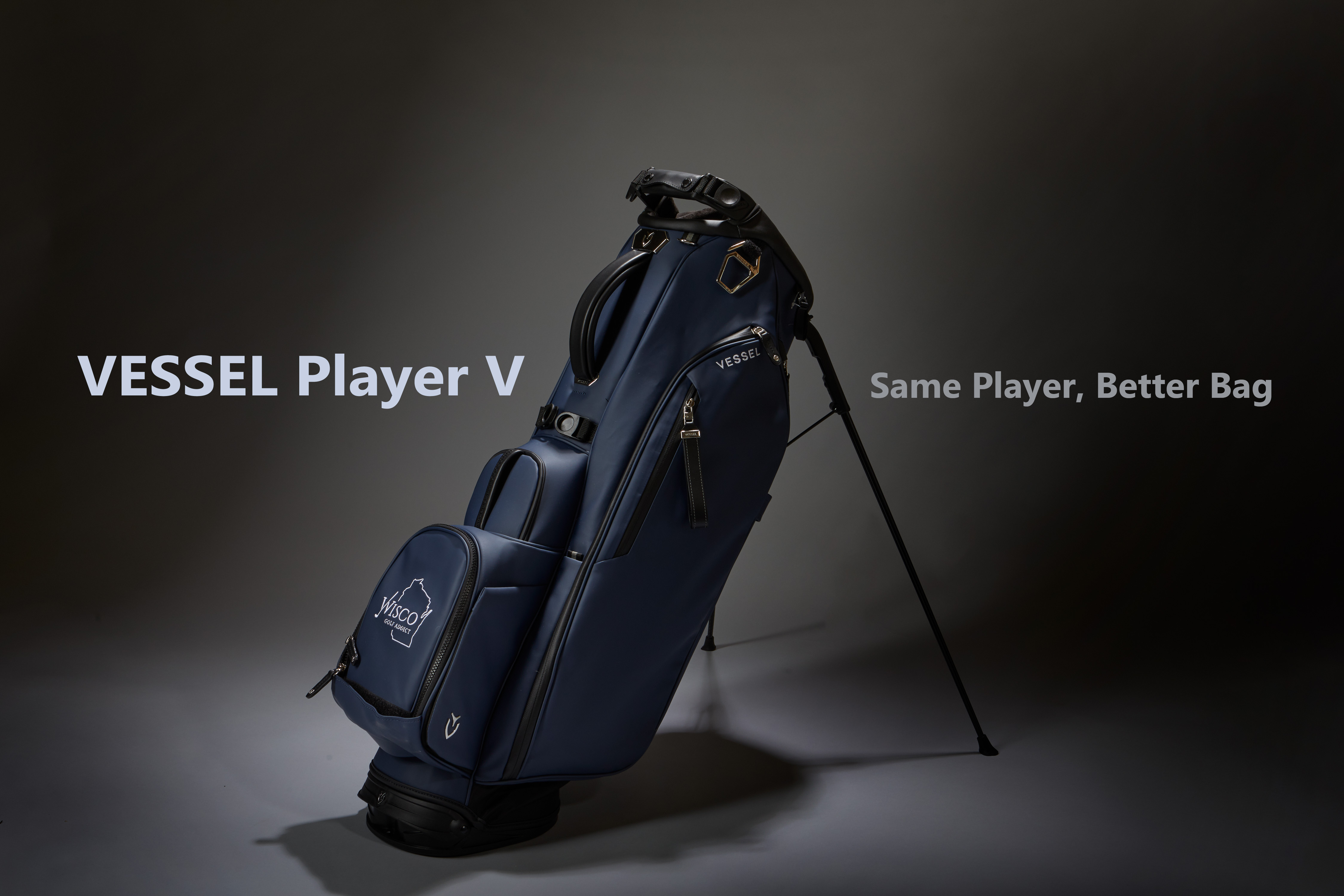 VESSEL ネイビー　Player 2.0 stand Axis1 Player 2.0 Stand Bag – Axis1 Golf