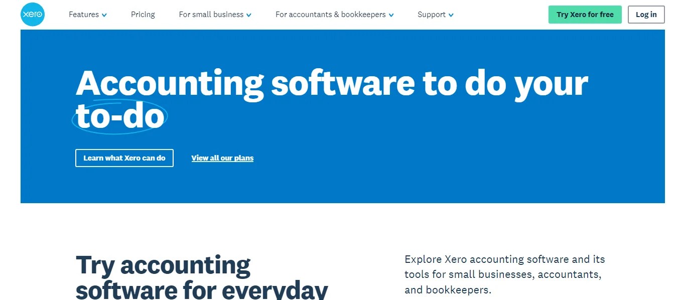 Xero accounting interface