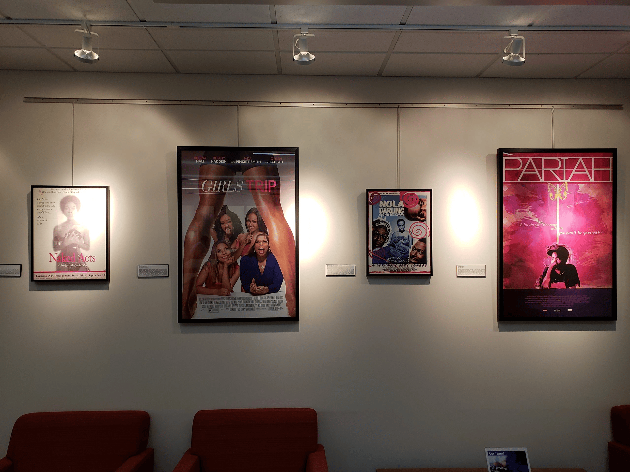 Image of posters for the exhibit: Black Women in Film