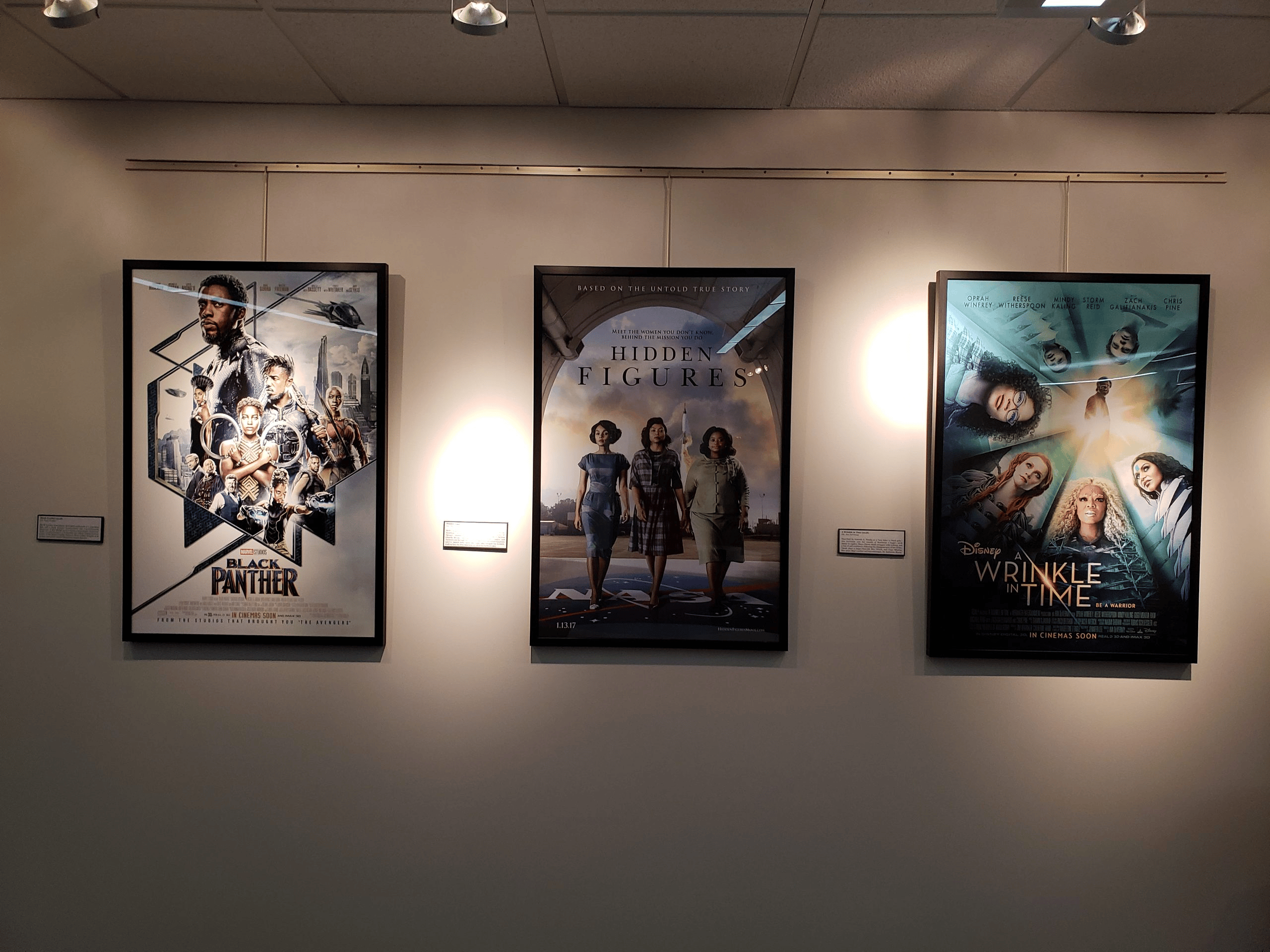 Image of posters for the exhibit: Black Women in Film