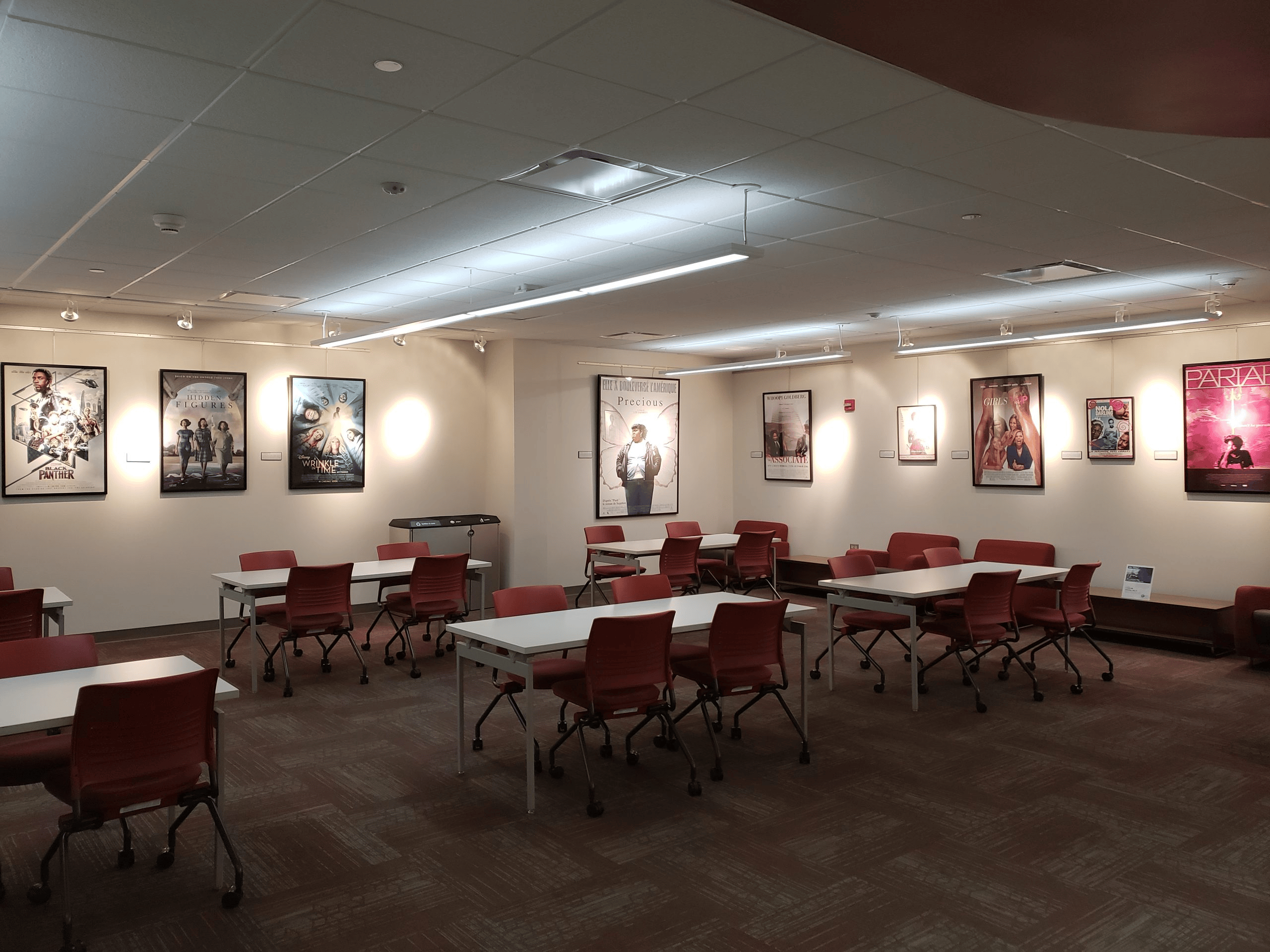 Image of posters for the exhibit: Black Women in Film