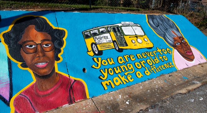 The Claudette Colvin mural