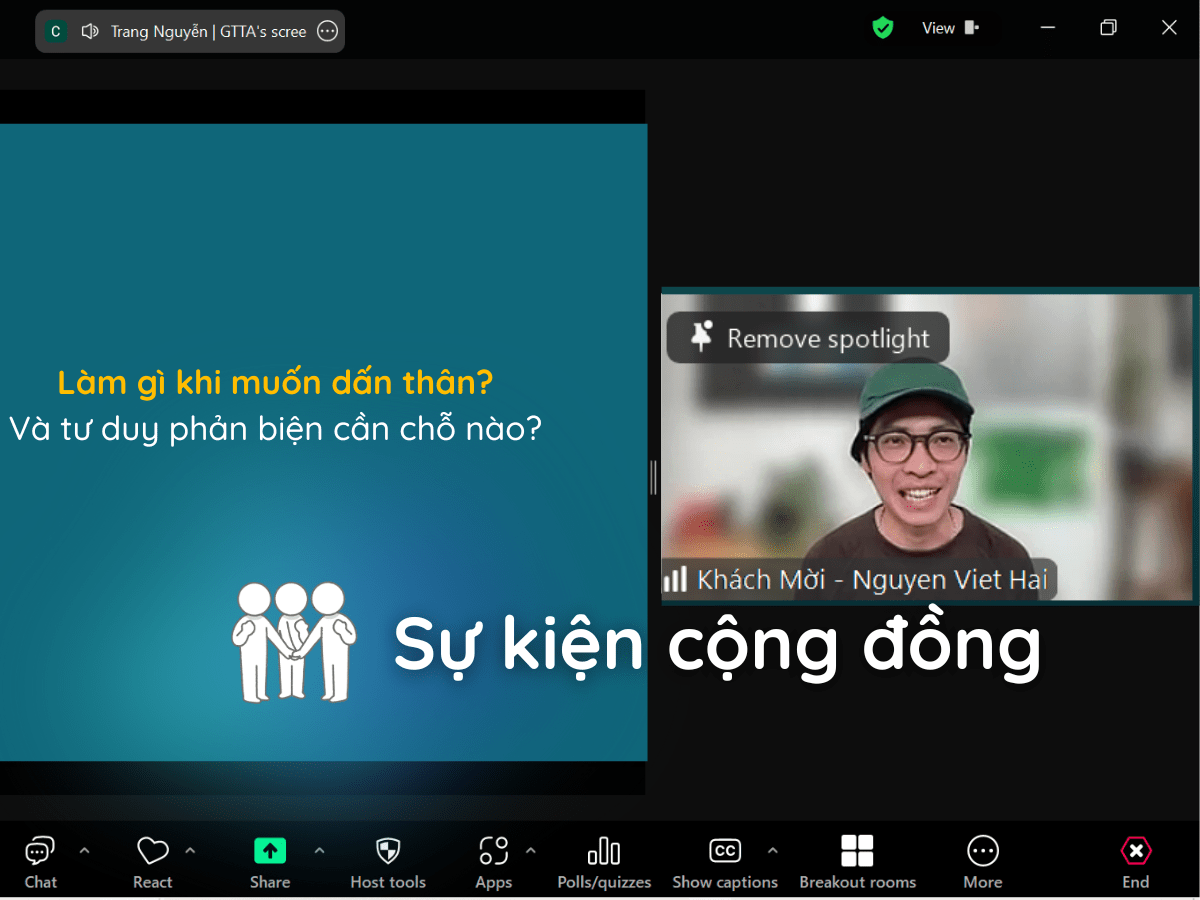 Tóm tắt lớp học thử: Tư Duy Phản Biện