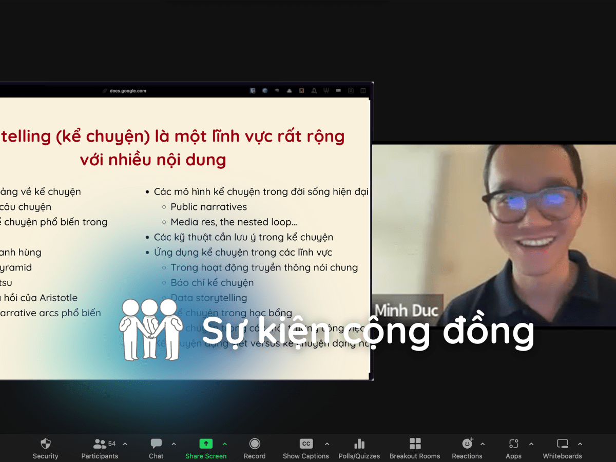Recap Workshop: Storytelling – Khi Kể Chuyện Trở Thành Sức Mạnh Dẫn Dắt