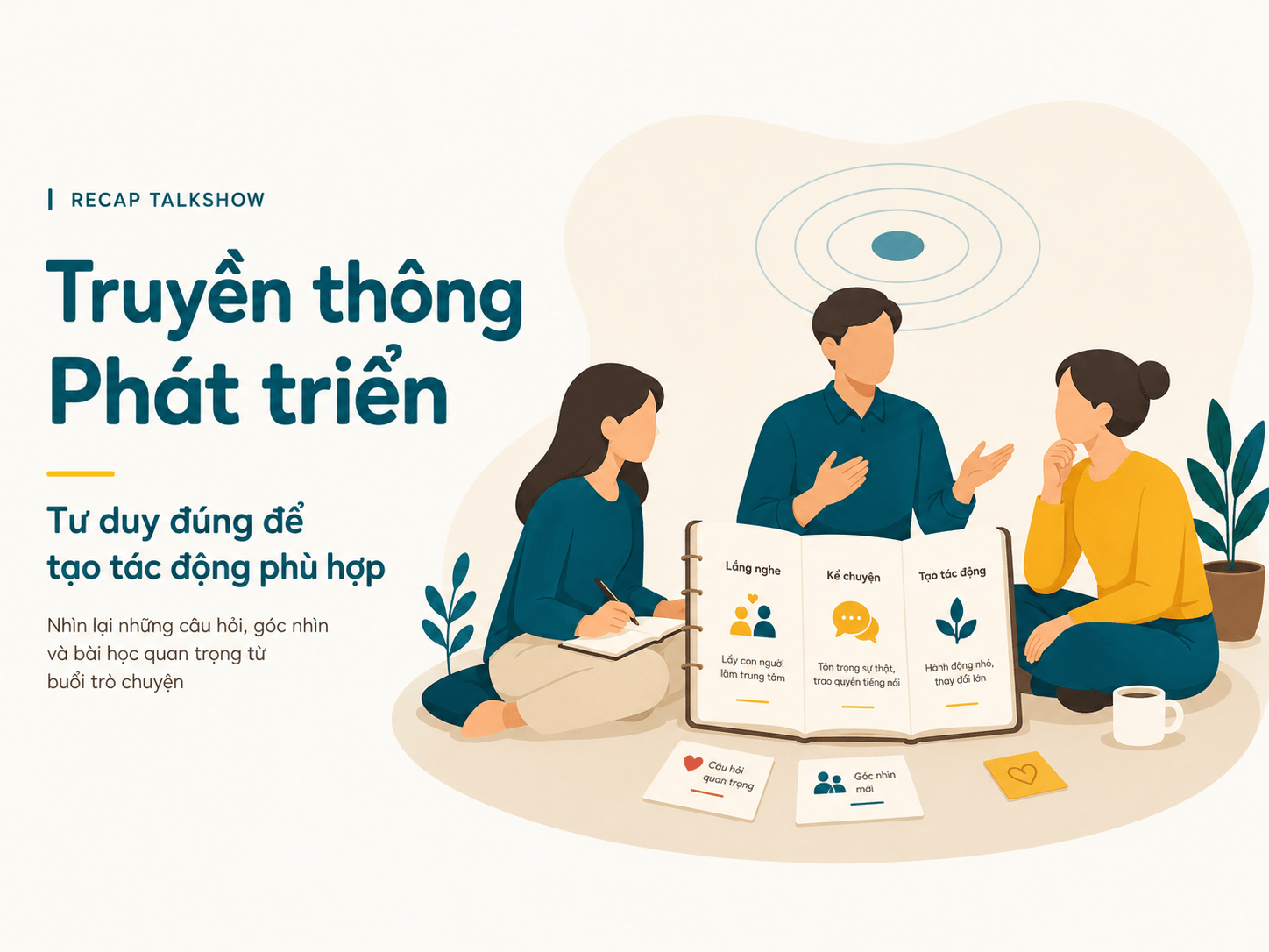 recap talkshow truyền thông phát triển
