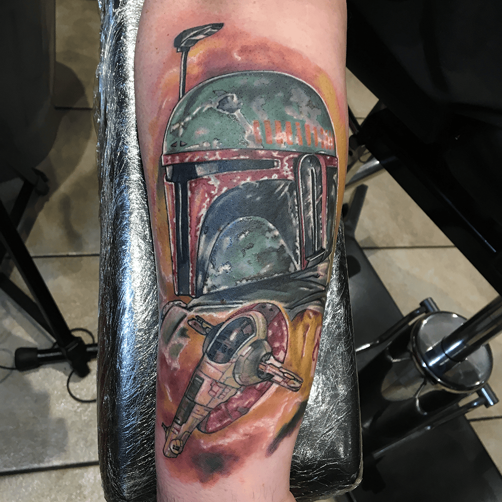 Part of an ongoing star wars sleeve