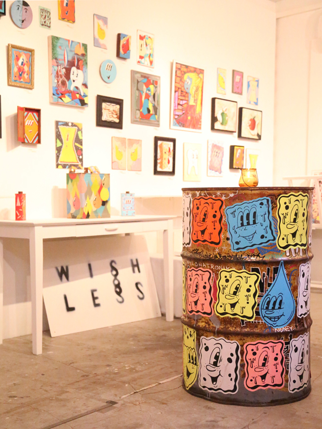 2015年3月WISH LESSでの展示風景