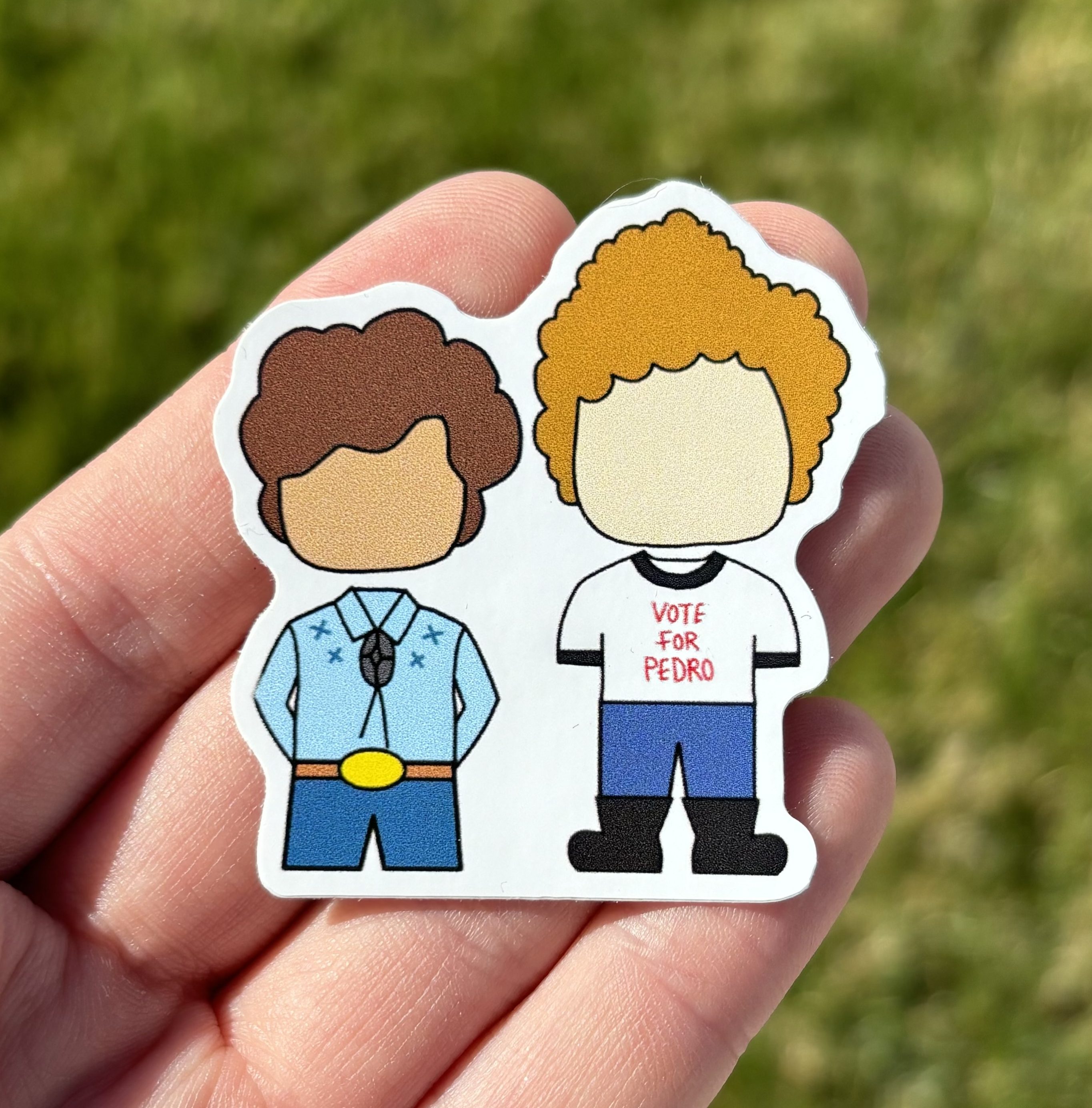 Napoleon and Pedro - Vinyl Sticker