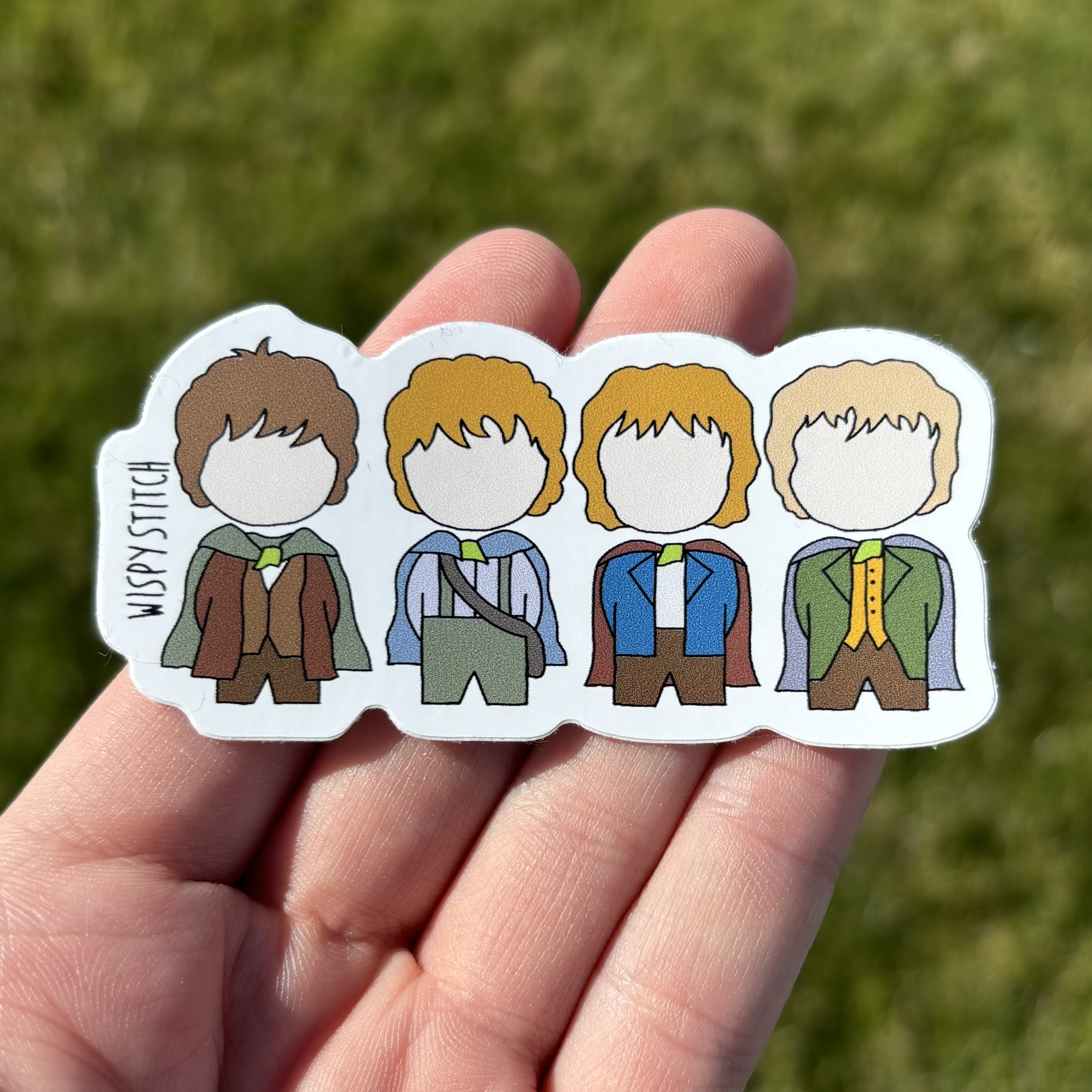 Hobbit Friends - Vinyl Sticker