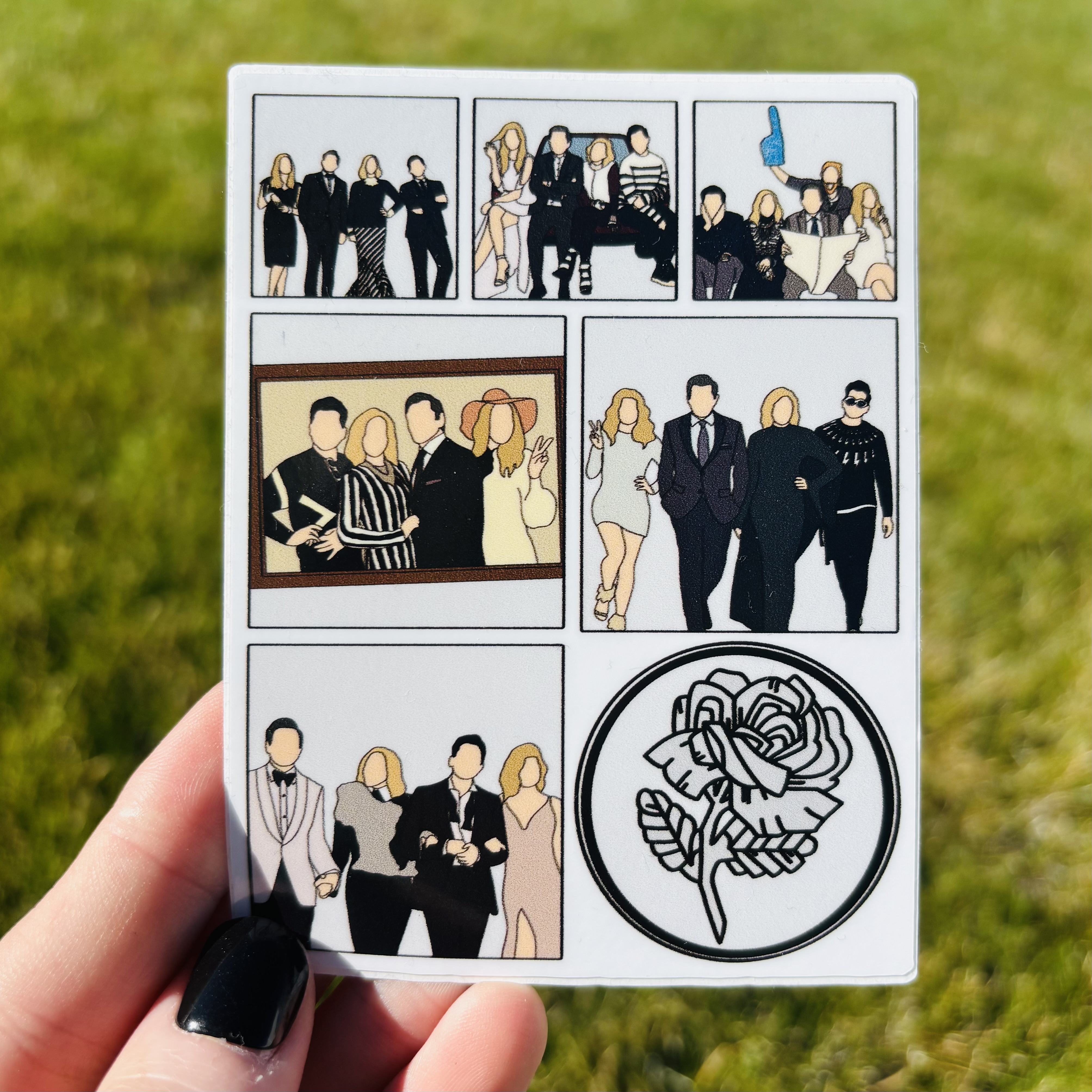 Schitts Creek Seasons - Vinyl Sticker