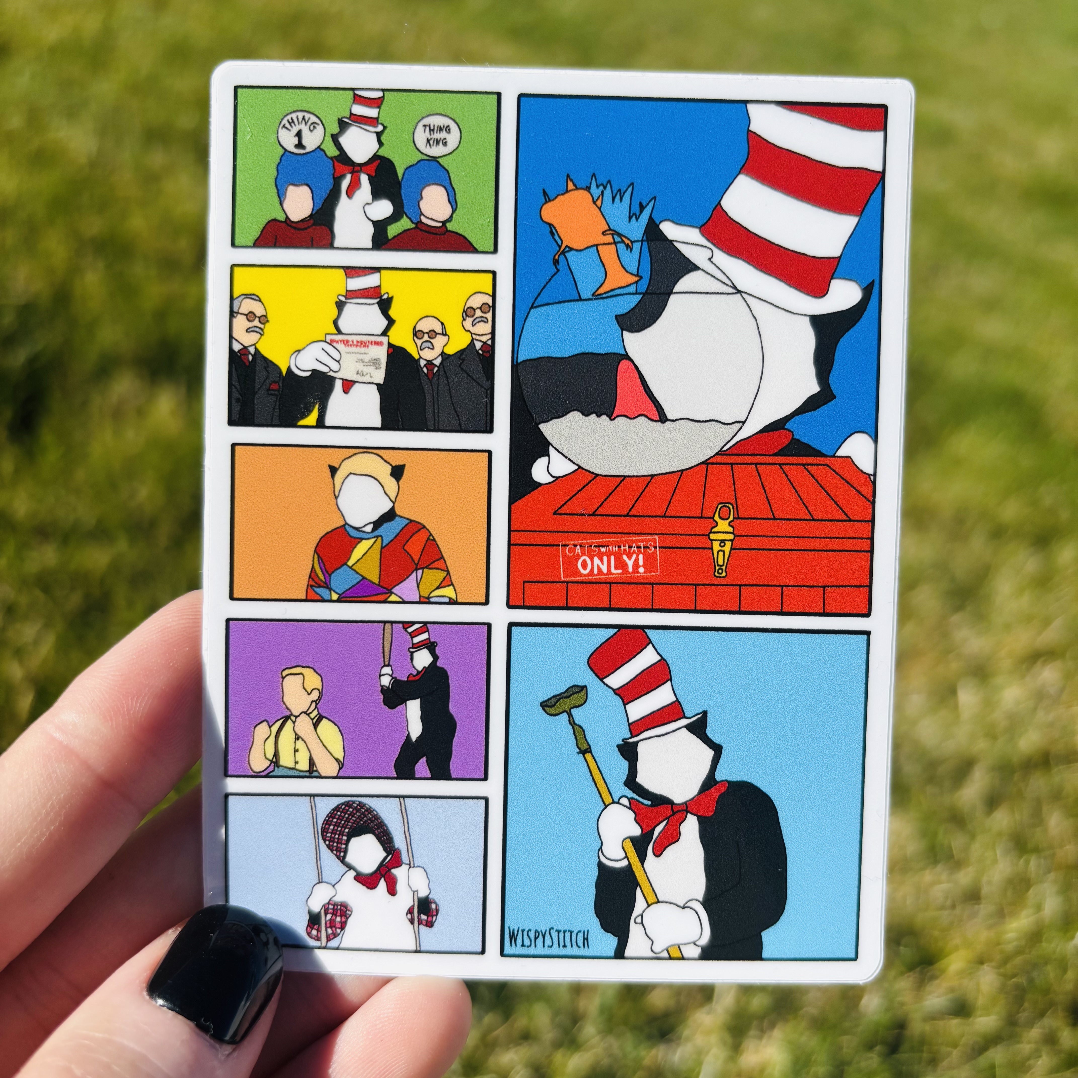 The Cat in the Hat - Vinyl Sticker