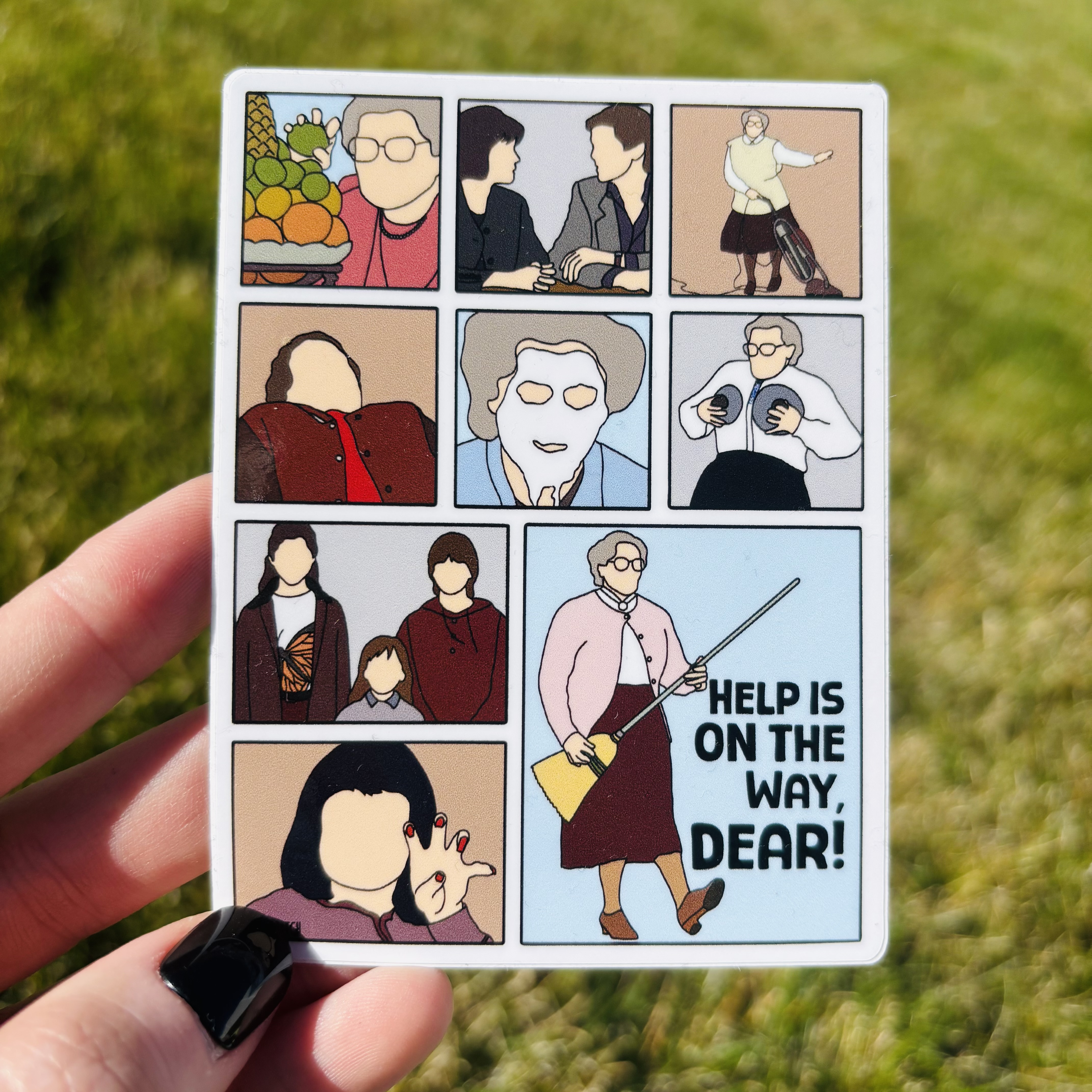 Mrs. Doubtfire - Vinyl Sticker