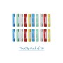 plastic file clip paper holder - pack of 20