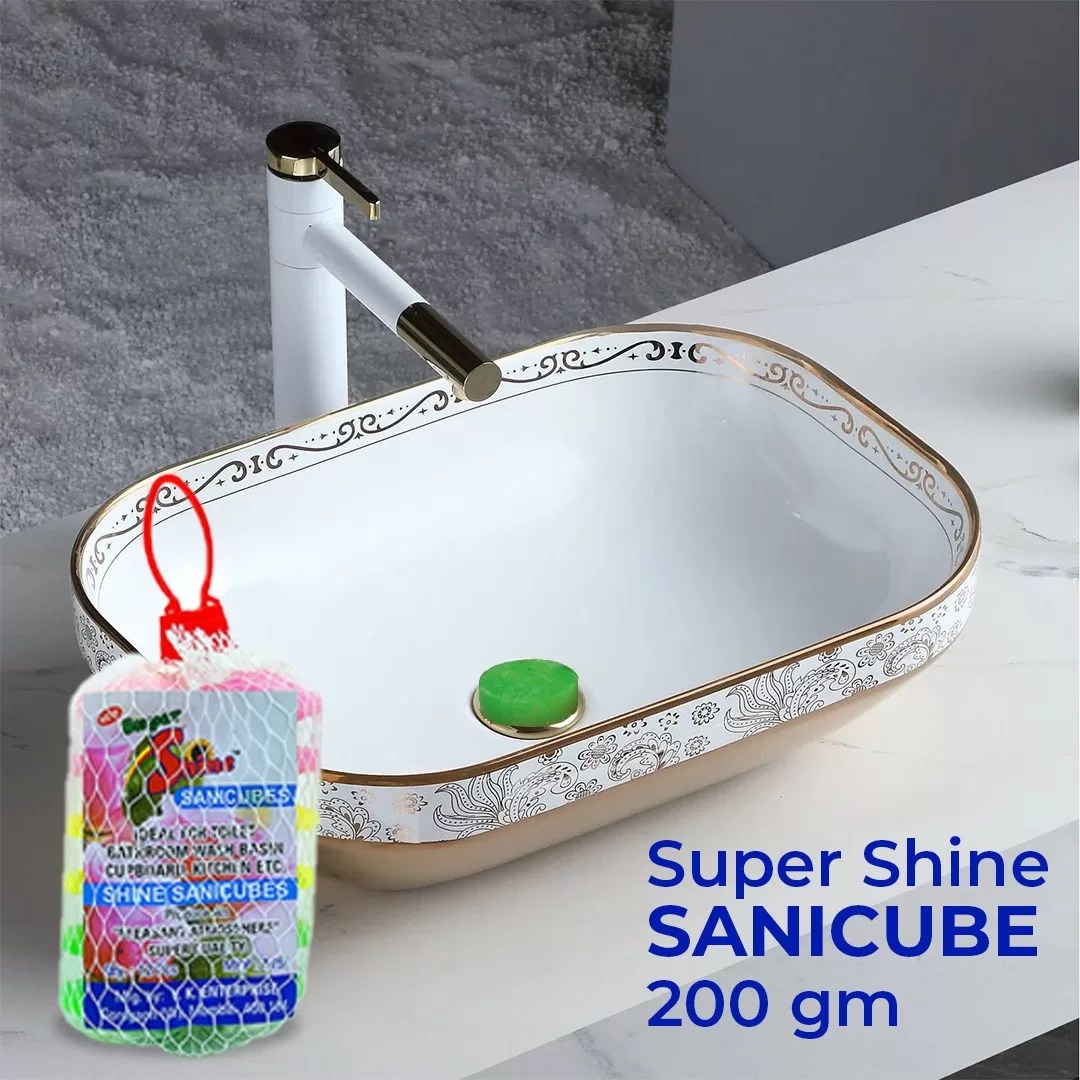 Super Shine Air Freshener Sani Cubes 200gm -Pack of 5 4 Super Shine Air Freshener Sani Cubes 200gm -Pack of 5 - Image 4