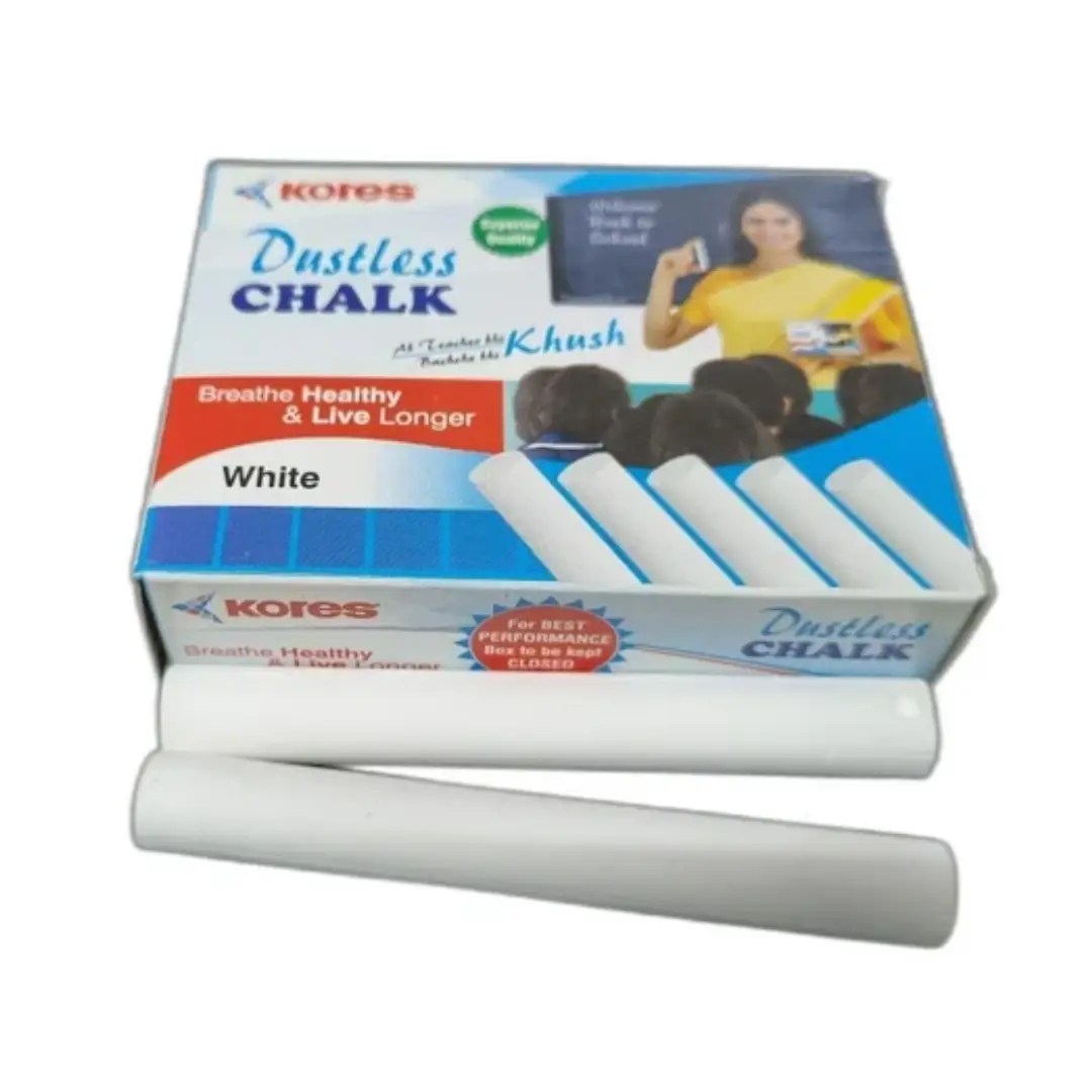 Buy Oddy White Kores Dustless Chalk Online At Best Price On Moglix