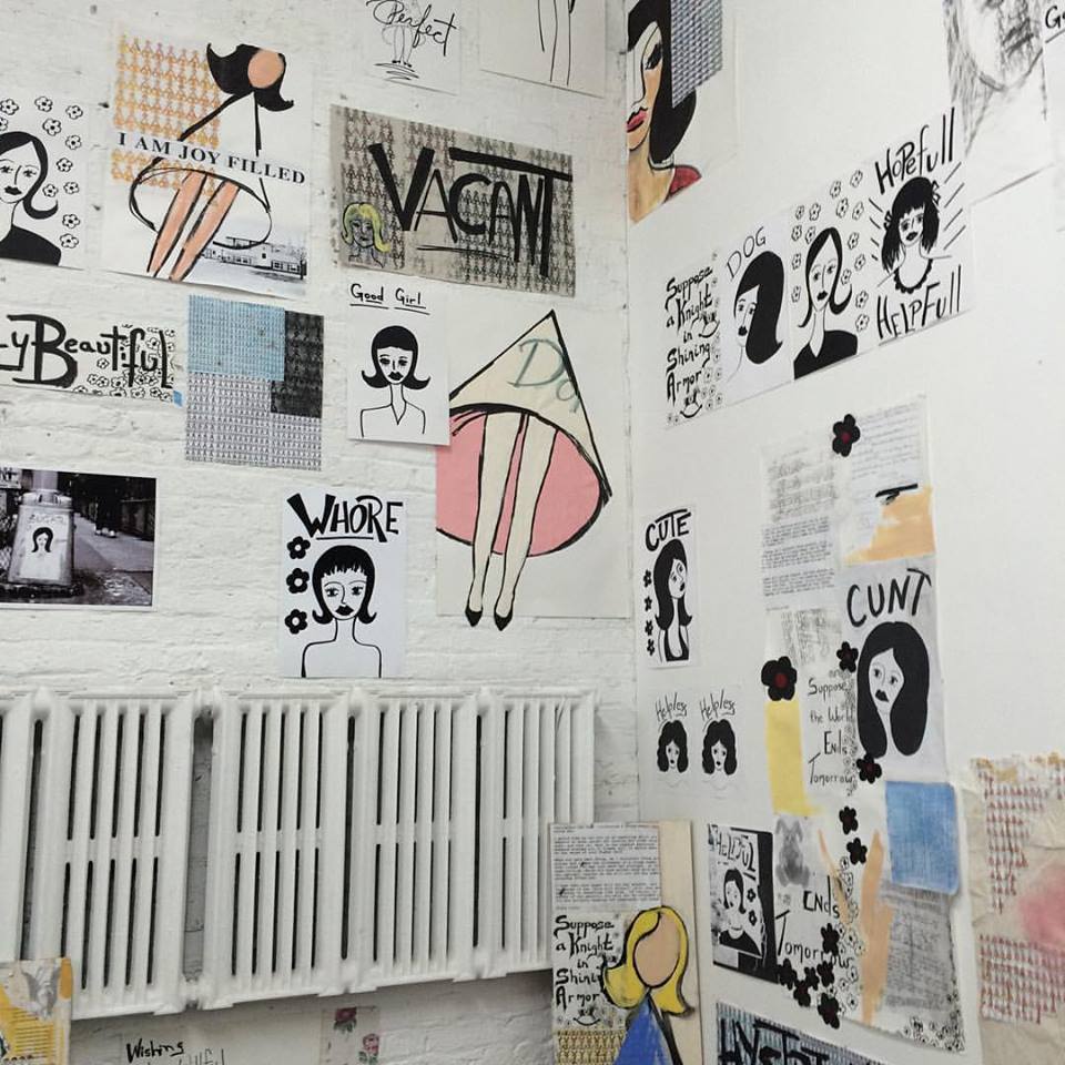 Display from the Bushwick Art Book & Zine Fair 2016. July 2016. Photo by Michele Witchipoo.