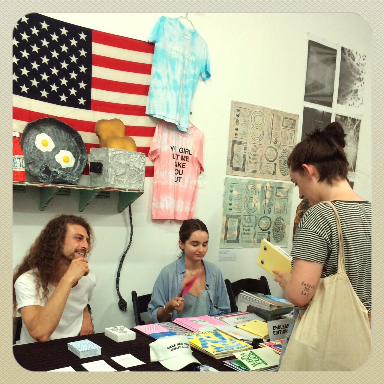 Bushwick Art Book & Zine Fair 2016. July 2016. Photo by Michele Witchipoo.