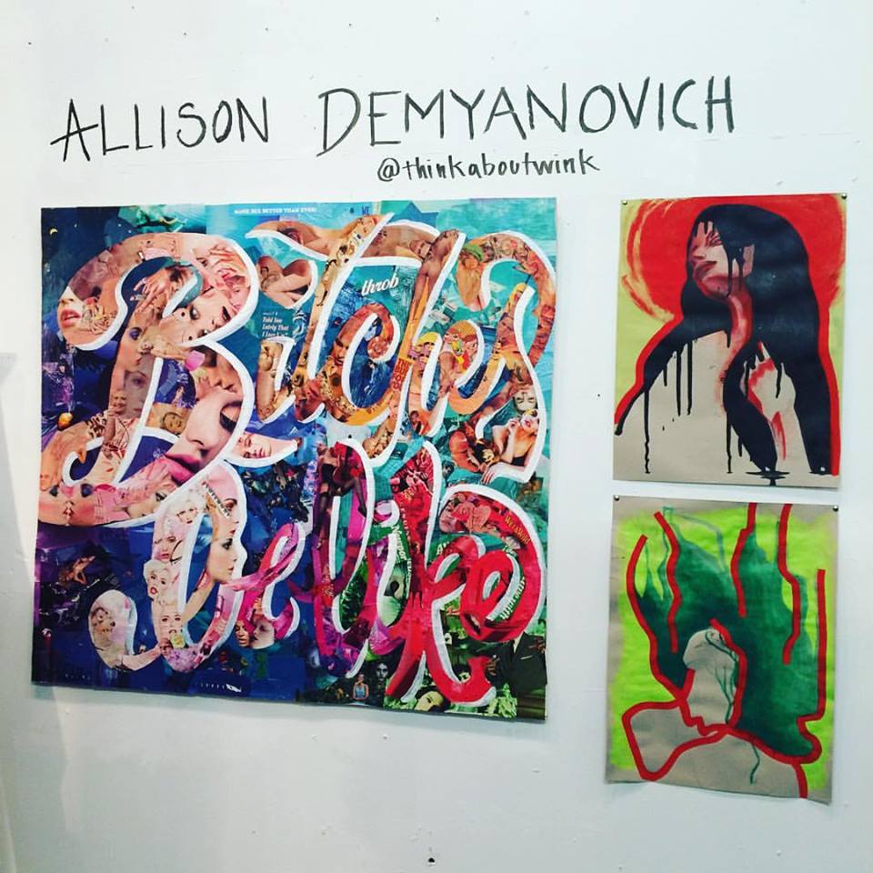 Bushwick Open Studios 2016 at 1717 Troutman. Oct. 1st, 2016. Photo by Michele Witchipoo. Artist: Allison Demyanovich.