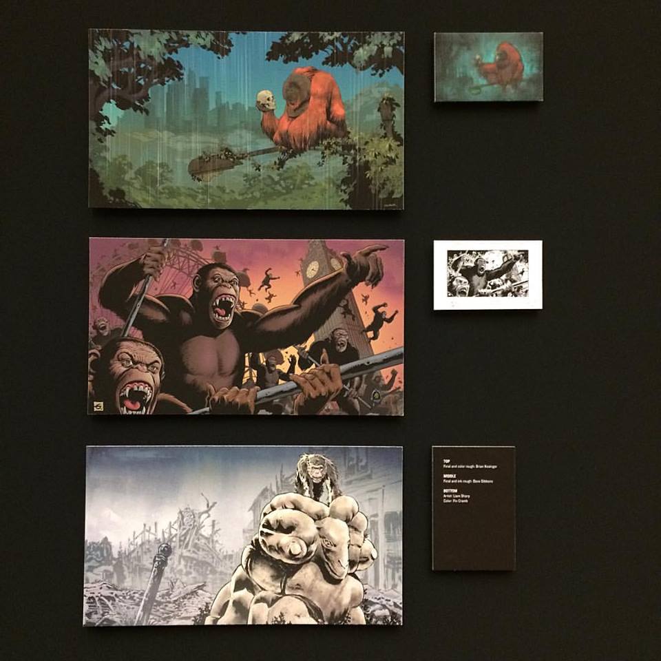 Various Planet of The Apes art