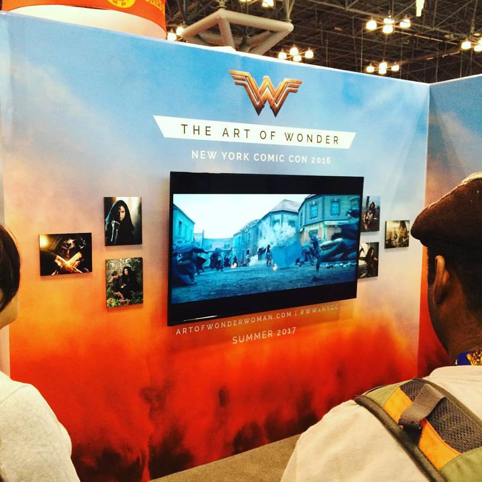 Wonder Woman booth at NYCC. Oct. 2016. Photo by Michele Witchipoo