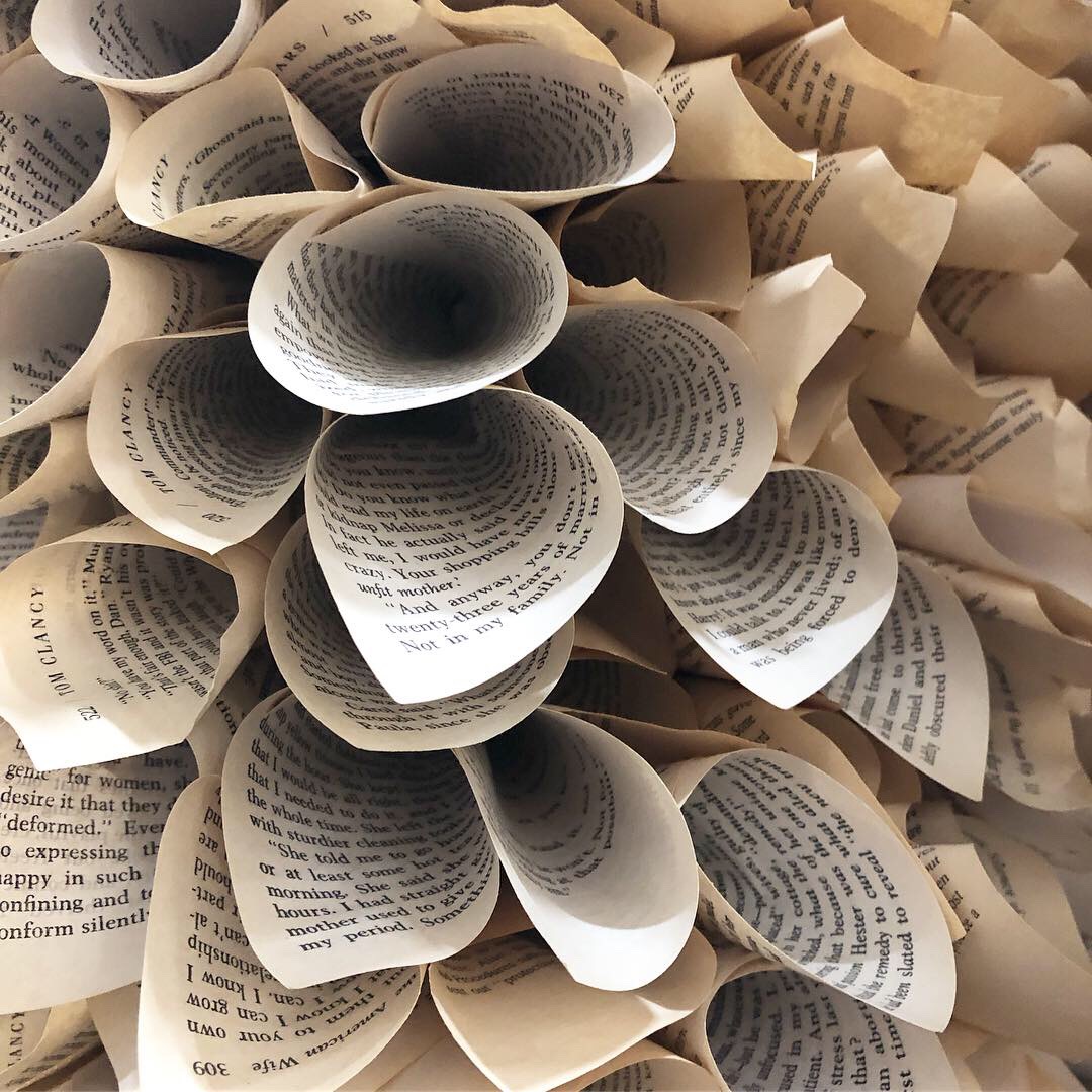 samuelle green art installation, art on paper 2019. Photo by Michele Witchipoo