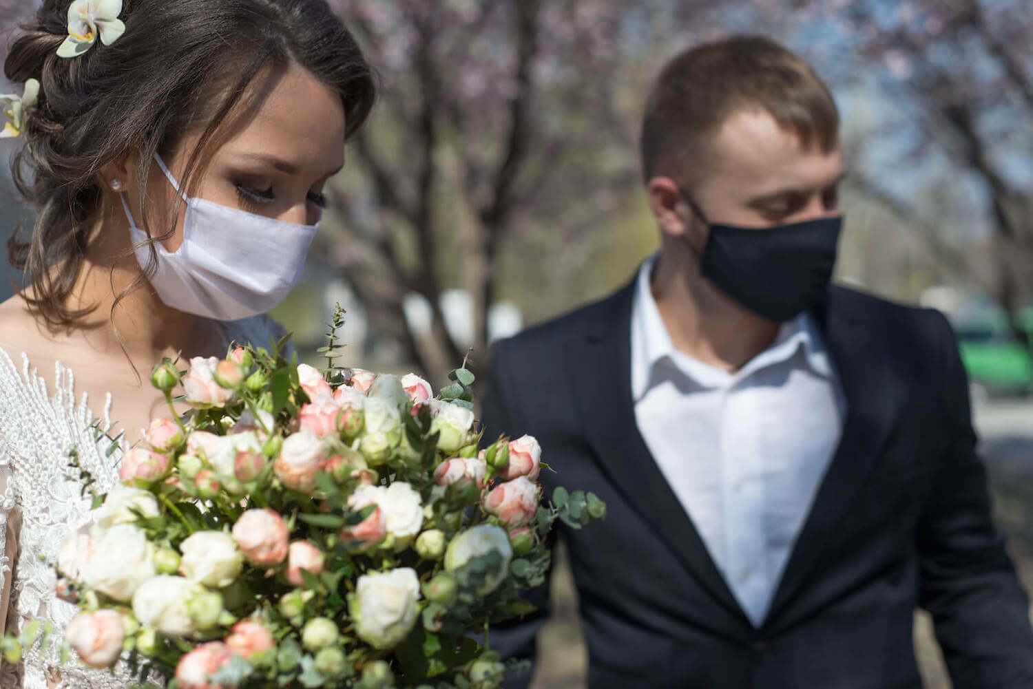 8 stylish masks for your socially distanced wedding