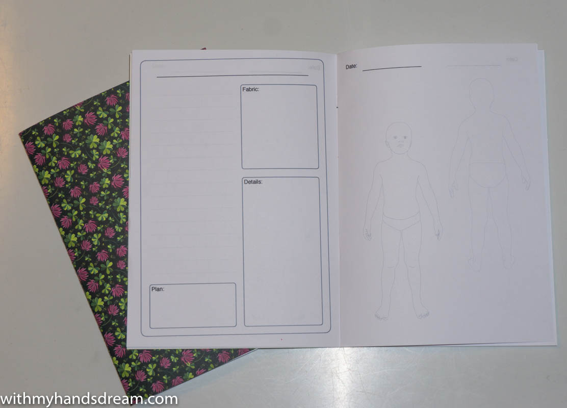 Make your own sewist's notebook! (Free printable templates!)