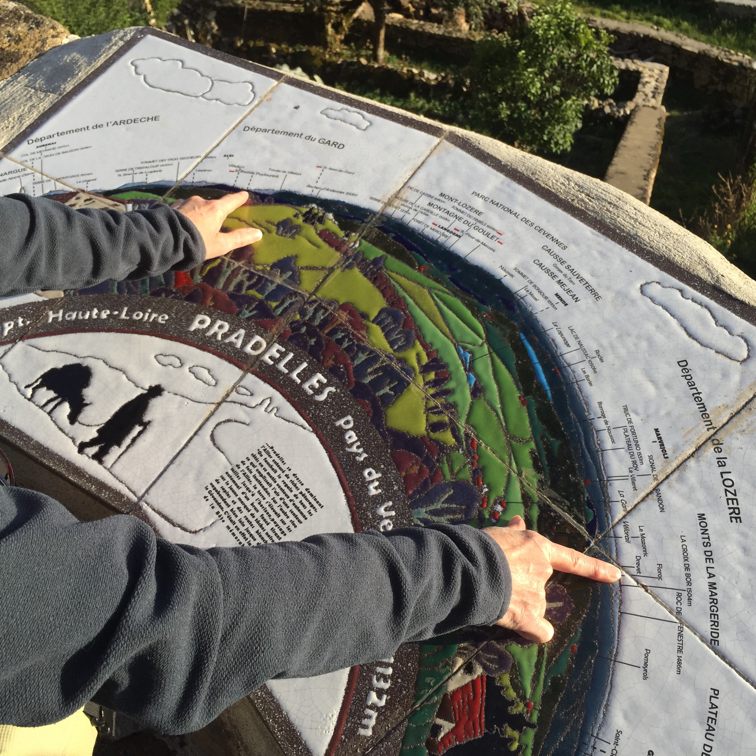 J indicating our GR70 start and end points