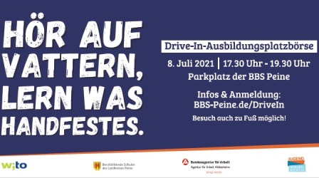 Drive In Ausbildungsplatzborse Wirtschafts Und Tourismusfordergesellschaft Landkreises Peine Mbh