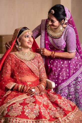 lehenga for bride's mother