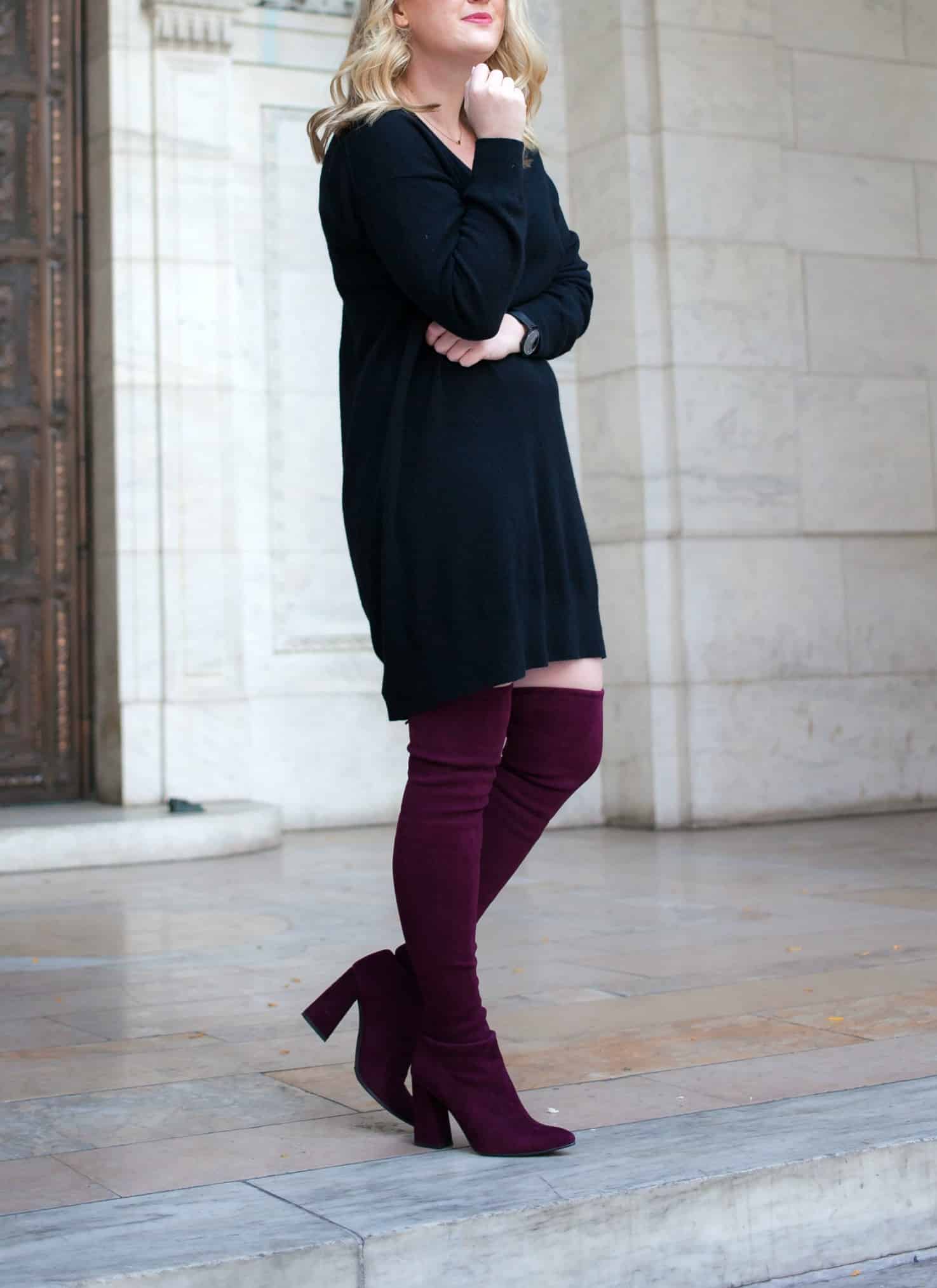 everlane cashmere turtleneck dress