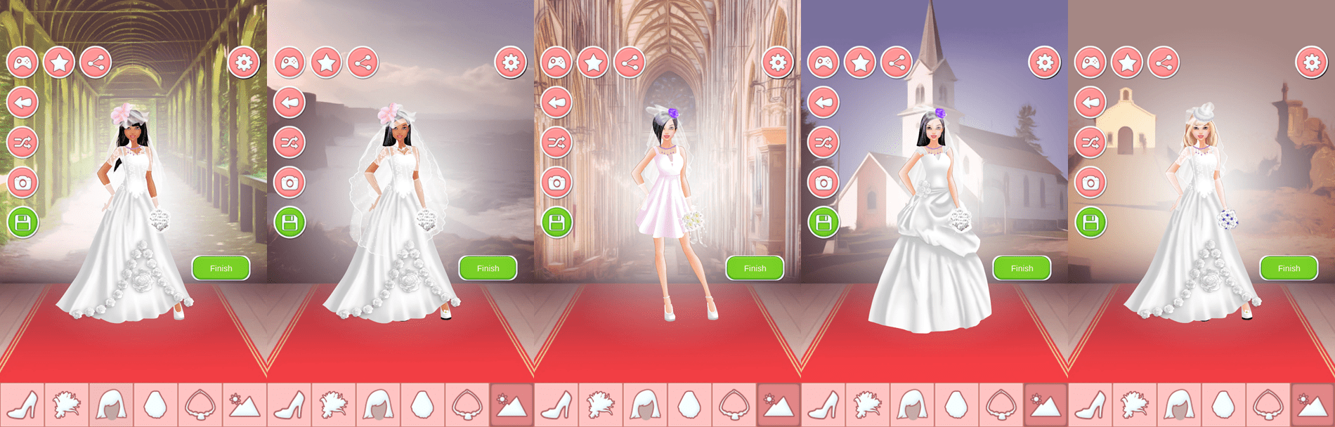 Bride Dress Up Games Wizards Time Doo