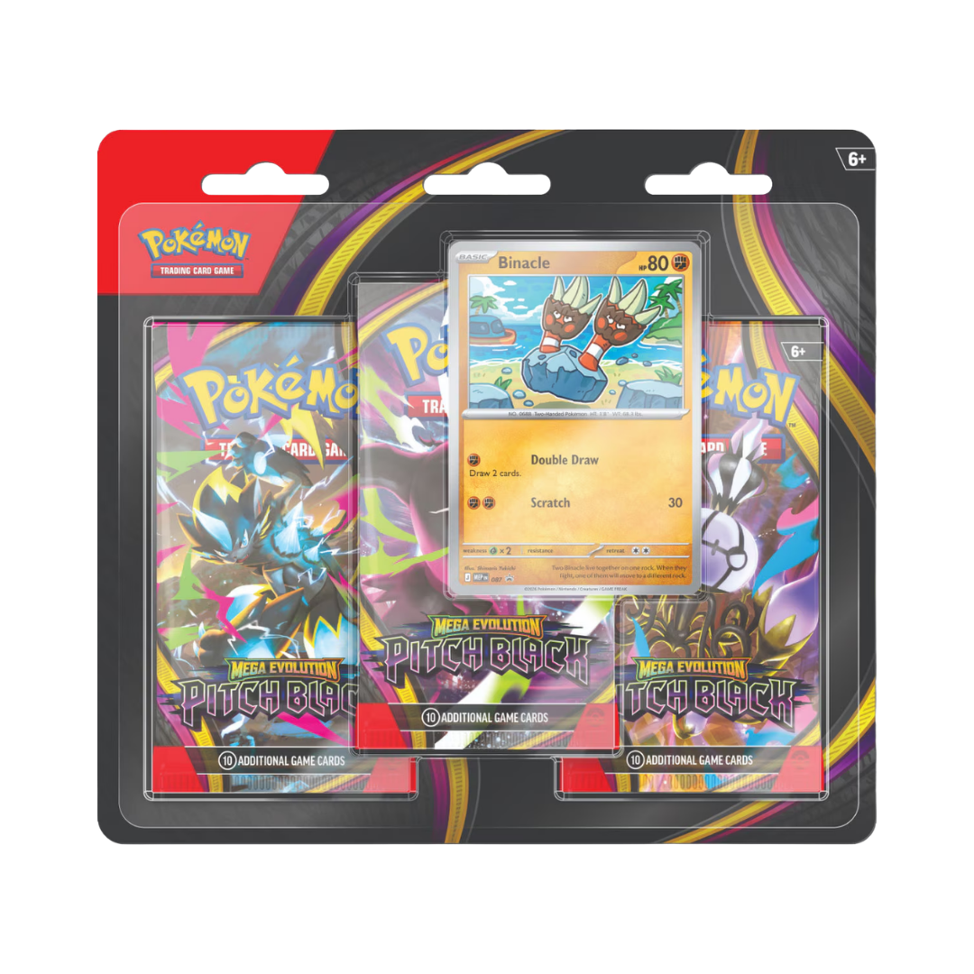 Pitch Black 3-pack Blister