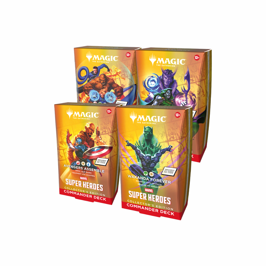 Magic: The Gathering Marvel Super Heroes Commander Decks Collector’s Edition