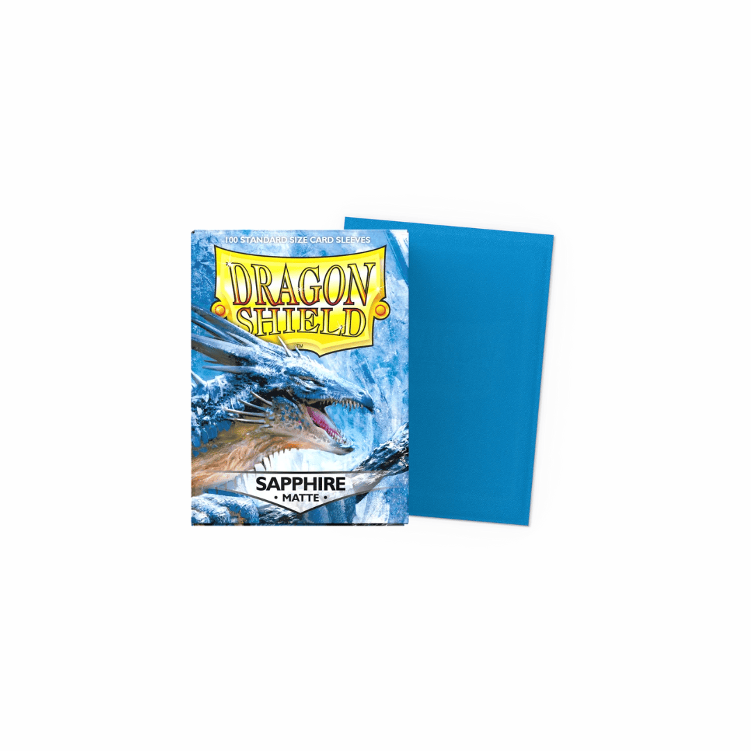 Dragon Shield Standard Size Matte Sleeves – Sapphire