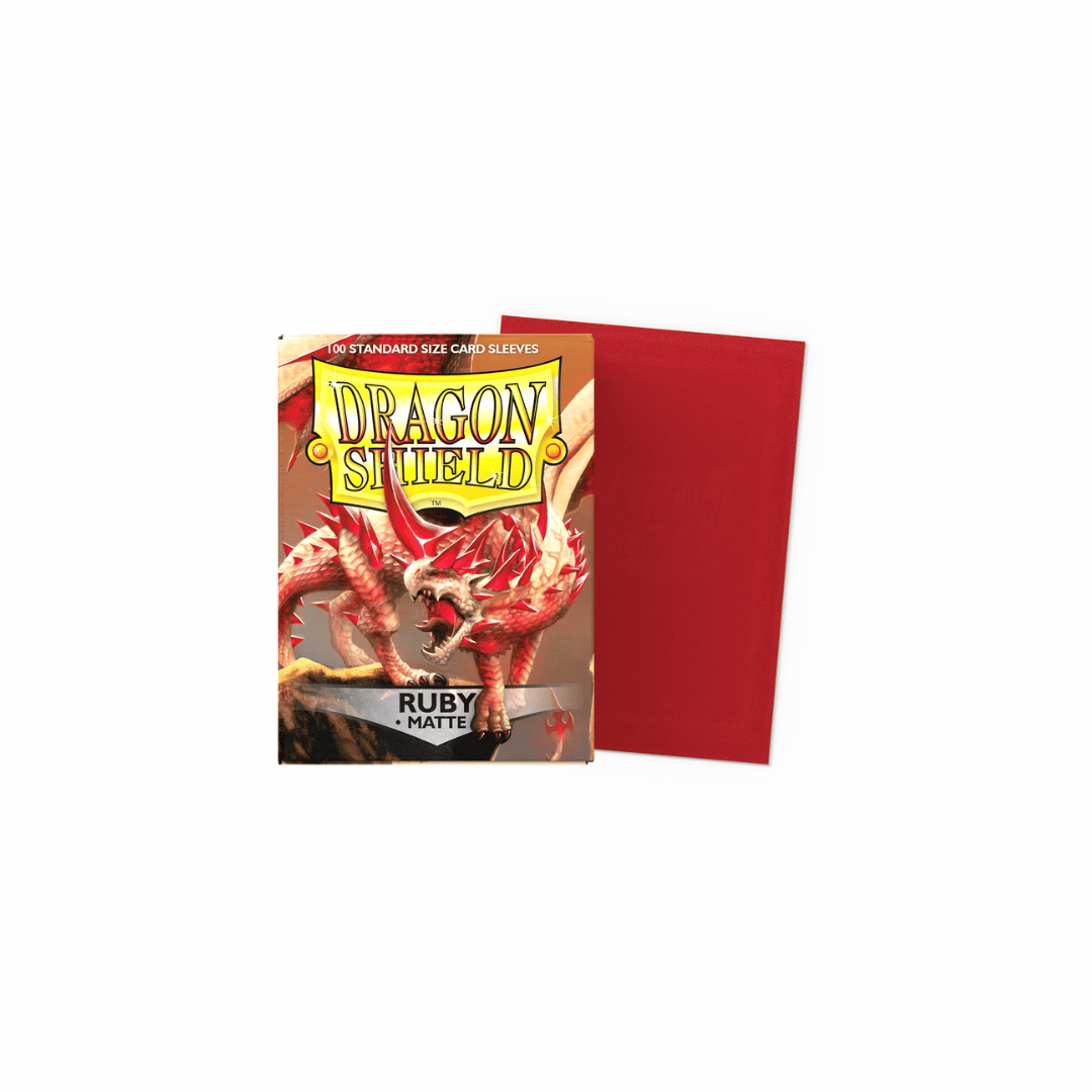 Dragon Shield Standard Size Matte Sleeves – Ruby