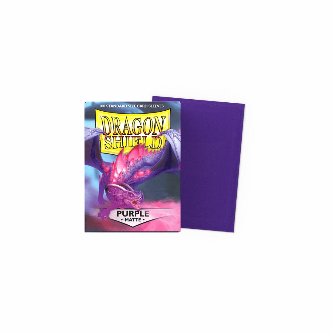 Dragon Shield Standard Size Matte Sleeves – Purple