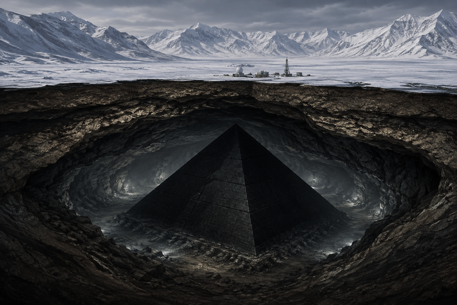 The Black Pyramid Beneath Alaska May Actually Be There