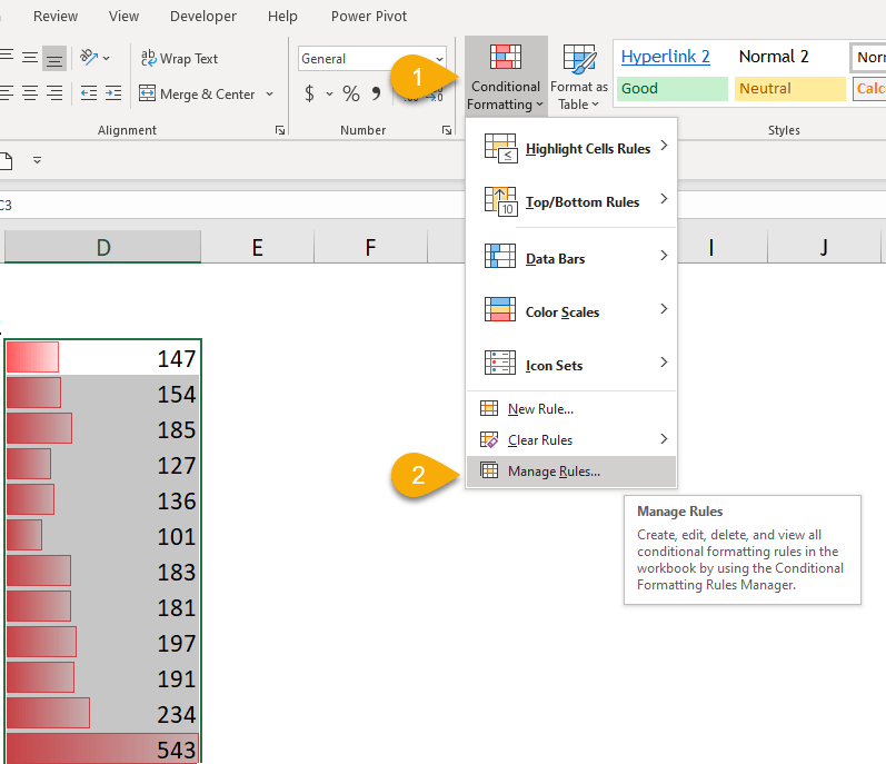 Excel Tip Create In Cell Bar With Conditional Formatting 8 Wmfexcel - Best Ocean Pictures in 4K