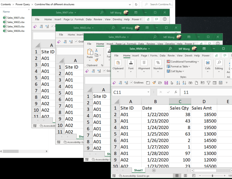 Combine Files In A Folder With Power Query In Excel Wmfexcel - Beautiful 4K City Images | Free Download